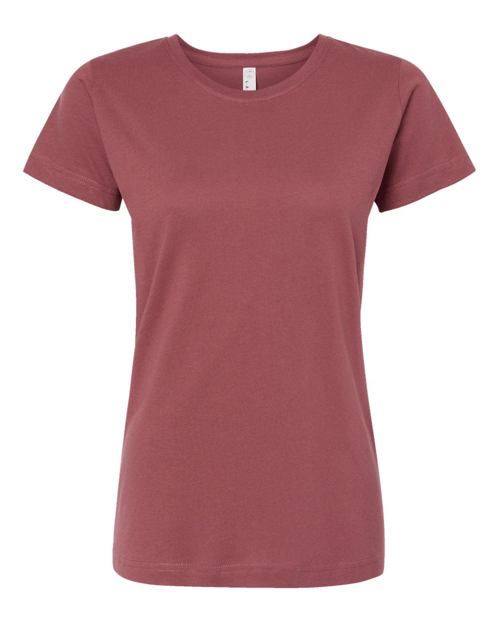 Women's Fine Jersey Tee - Front - B87238182 - Rouge