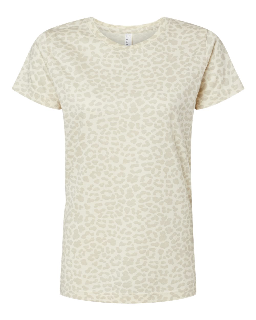 Women's Fine Jersey Tee - Front - B87238202 - Natural Leopard