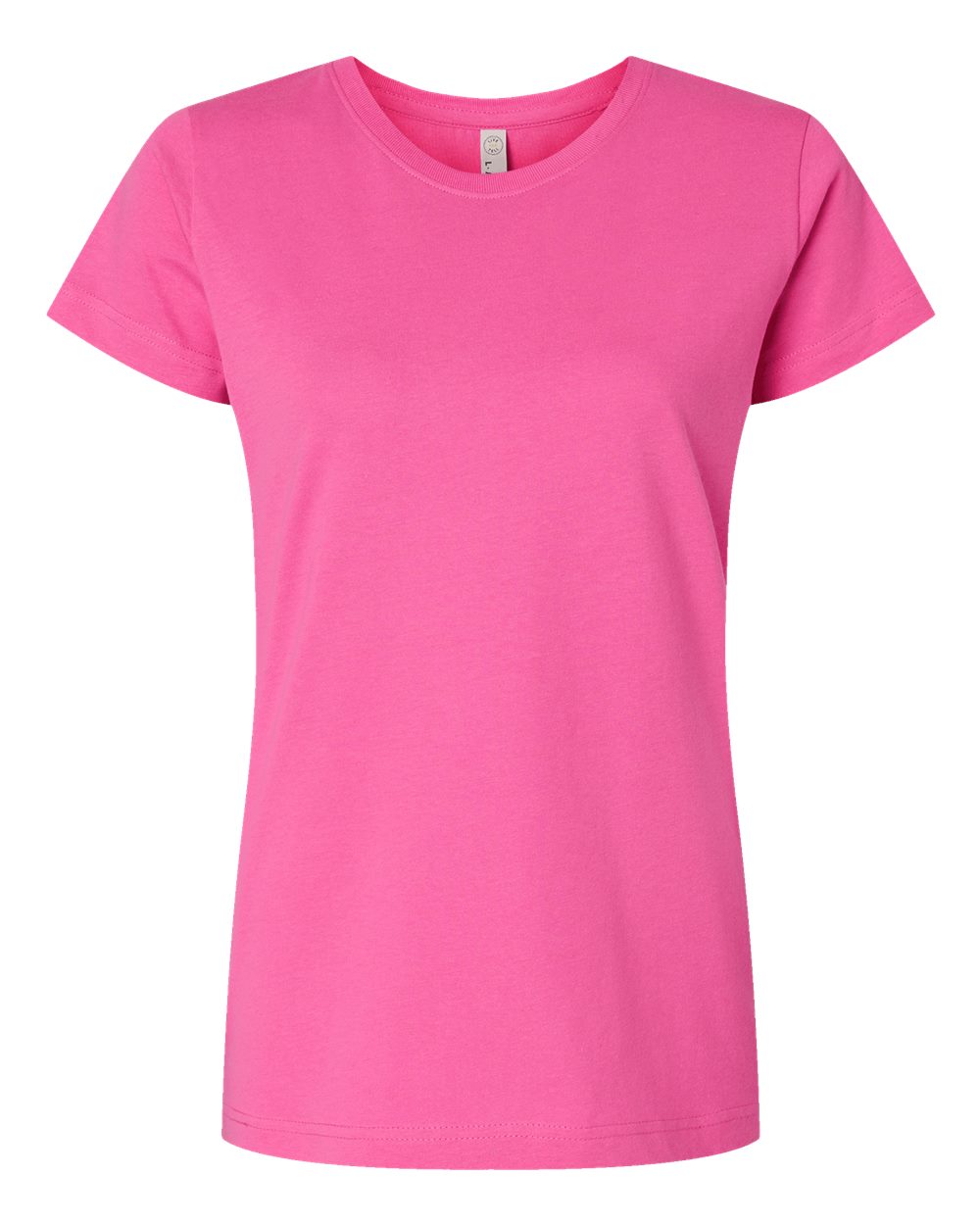 Women's Fine Jersey Tee - Front - B87238222 - Raspberry