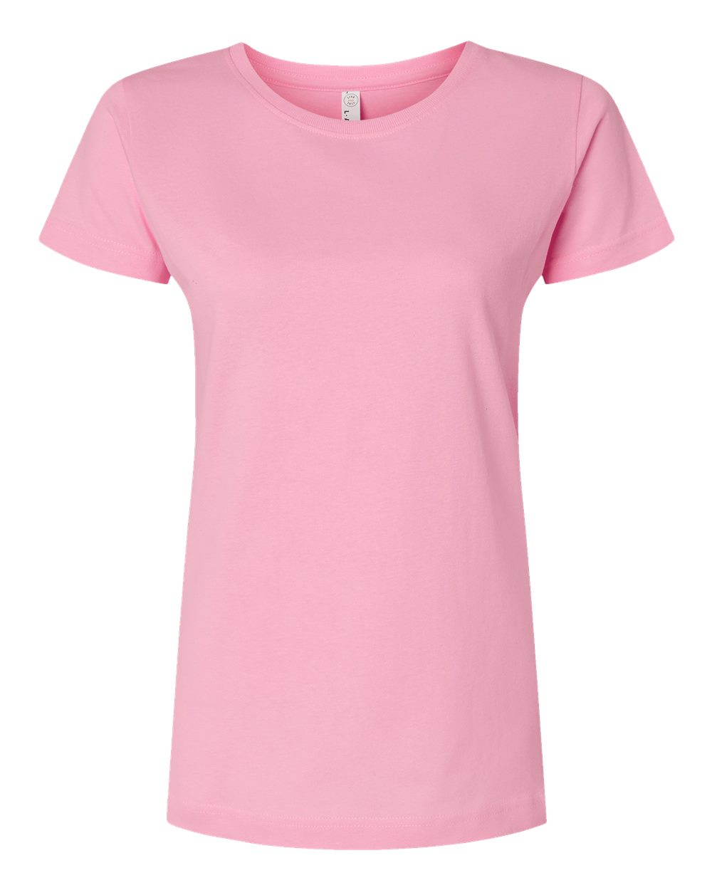 Women's Fine Jersey Tee - Front - B87238302 - Pink