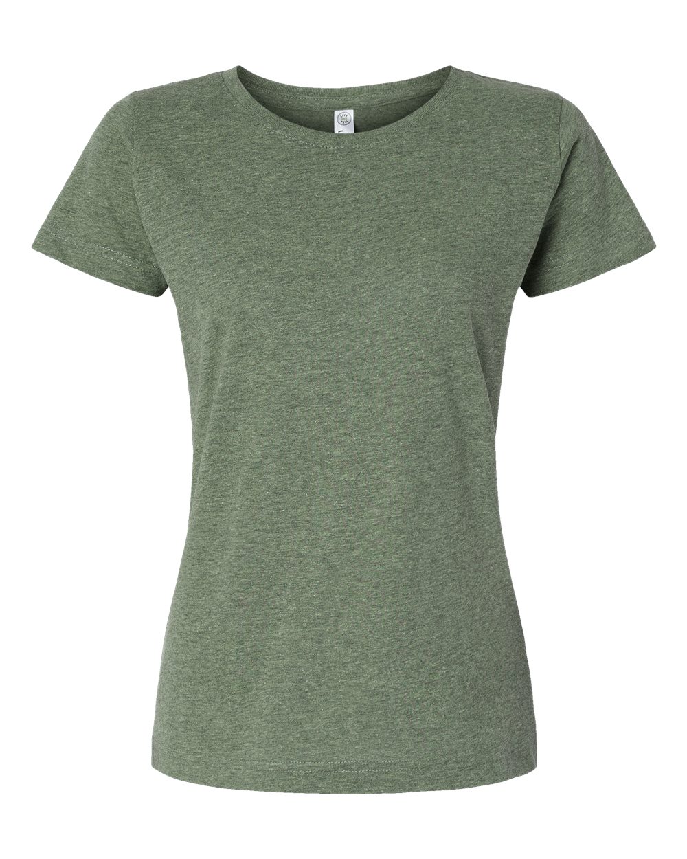 Women's Fine Jersey Tee - Front - B87238522 - Bamboo Blackout