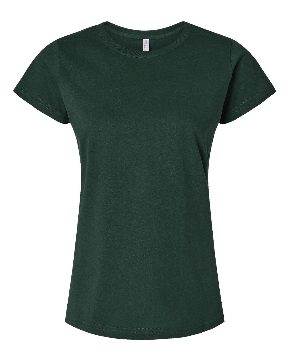 Women's Fine Jersey Tee - Front - B87238542 - Forest