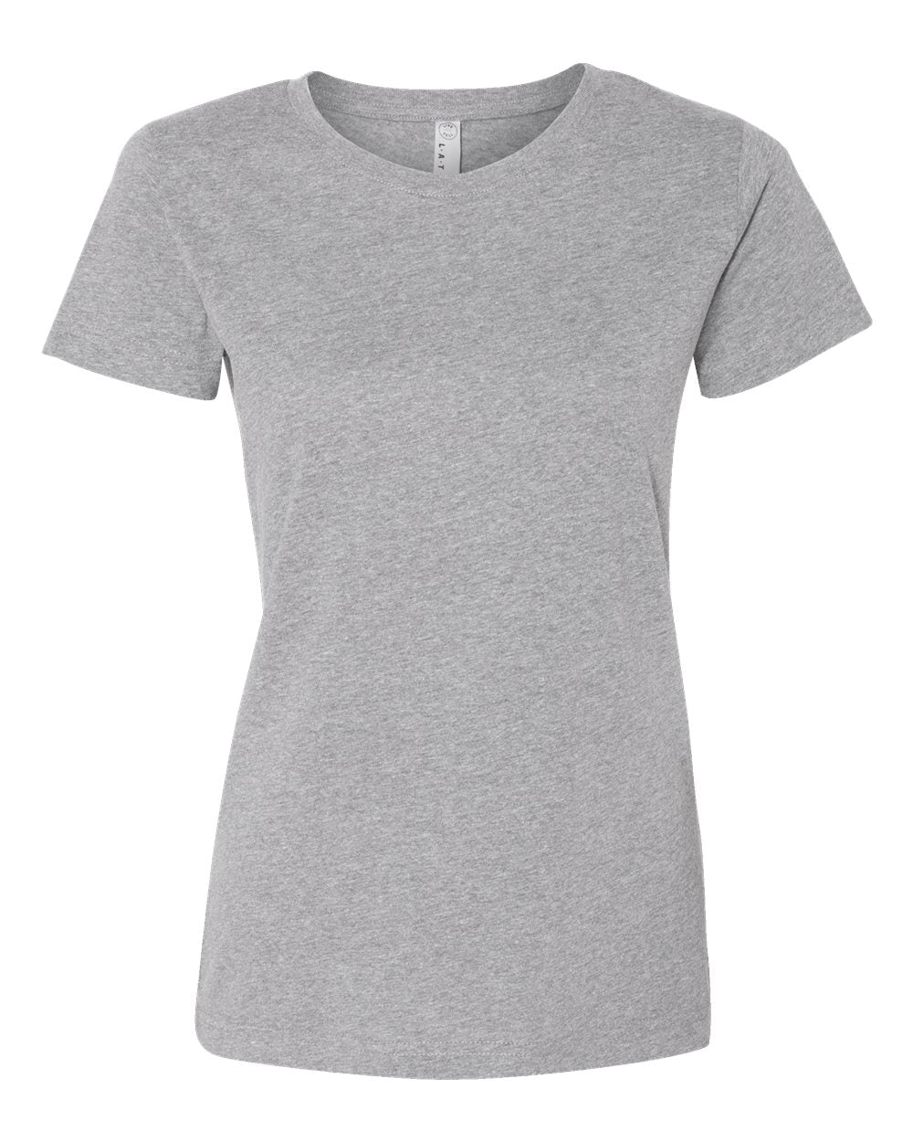 Women's Fine Jersey Tee - Front - B87238582 - Heather