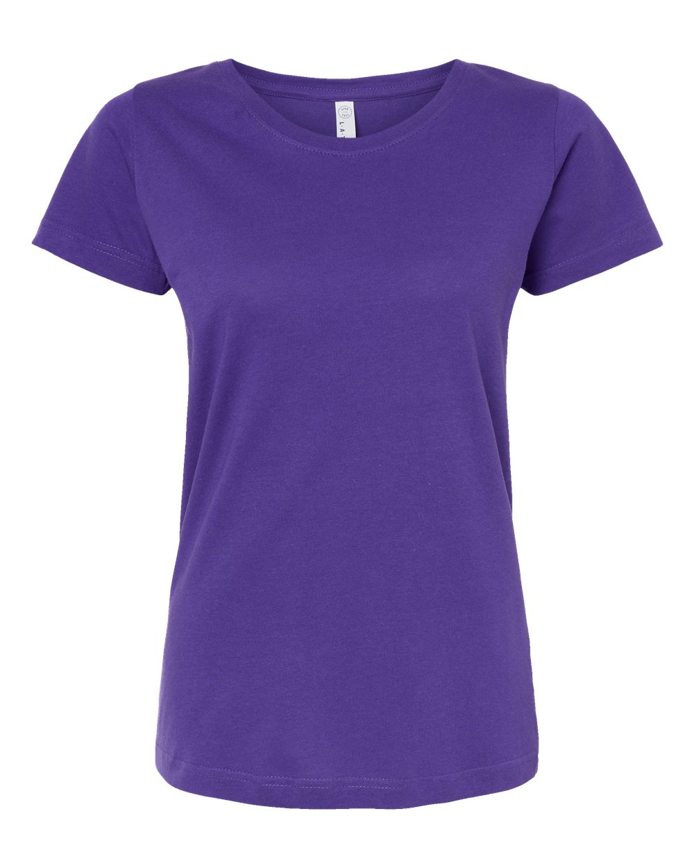 Women's Fine Jersey Tee - Front - B87238672 - Purple