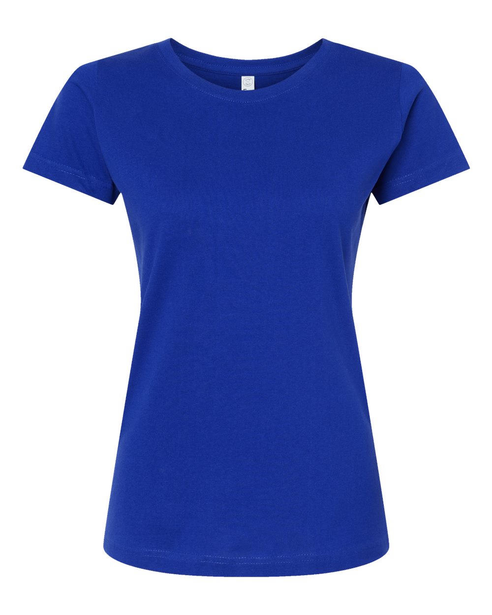 Women's Fine Jersey Tee - Front - B87238752 - Royal