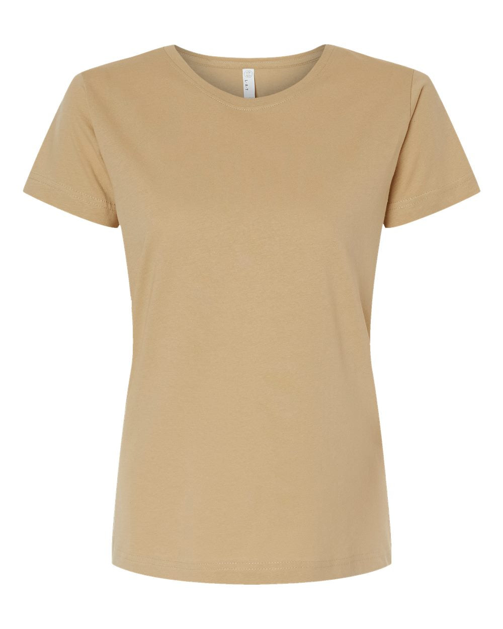 Women's Fine Jersey Tee - Front - B87238842 - Latte