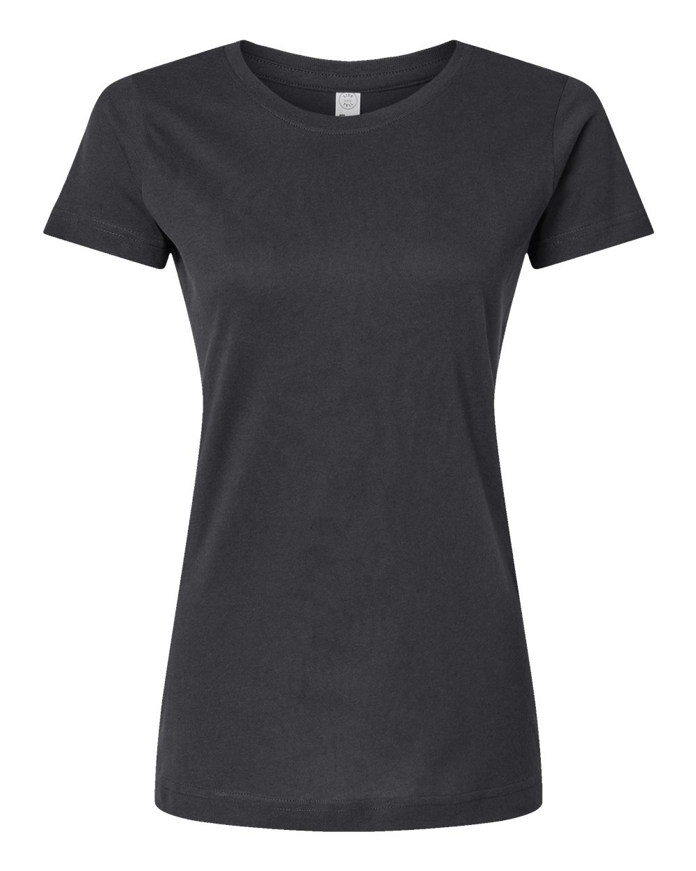 Women's Fine Jersey Tee - Front - B87238892 - Slate