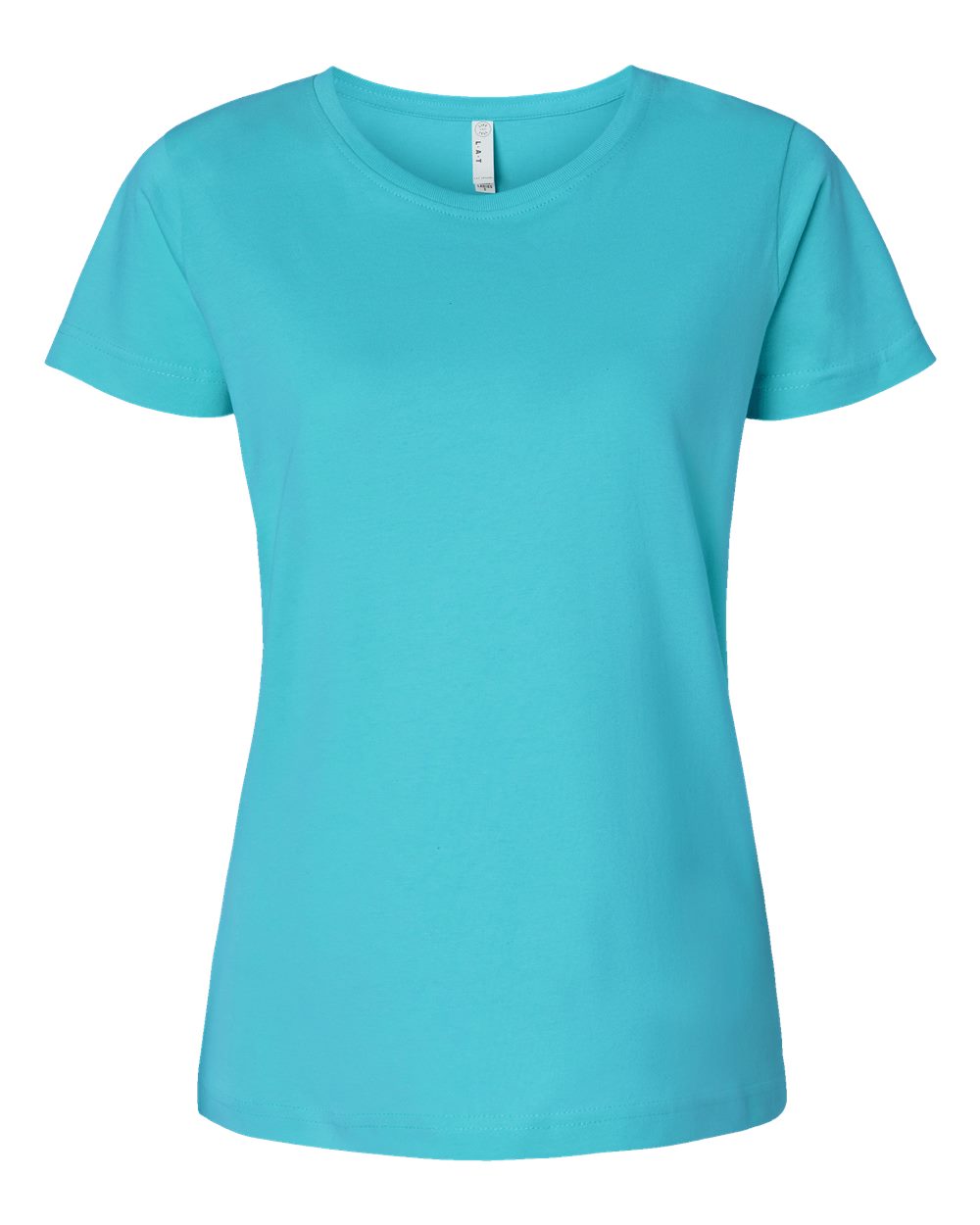 Women's Fine Jersey Tee - Front - B87238972 - Caribbean
