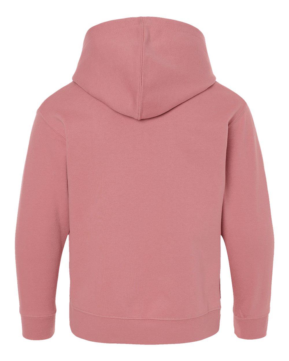 Youth Fleece Hoodie Sweatshirt - Back - B39038272 - Mauvelous