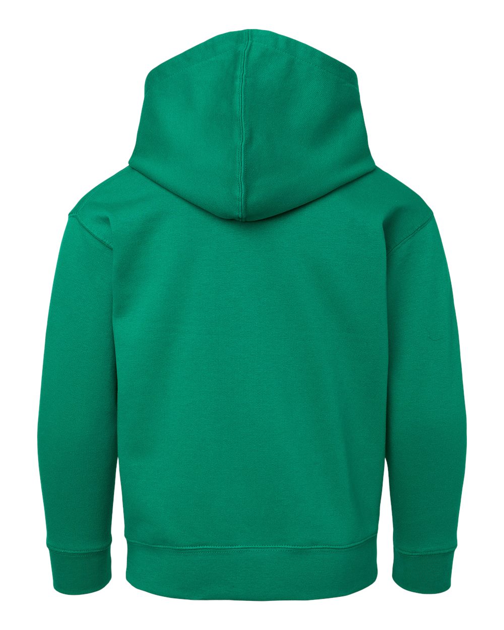 Youth Fleece Hoodie Sweatshirt - Back - B39038602 - Kelly