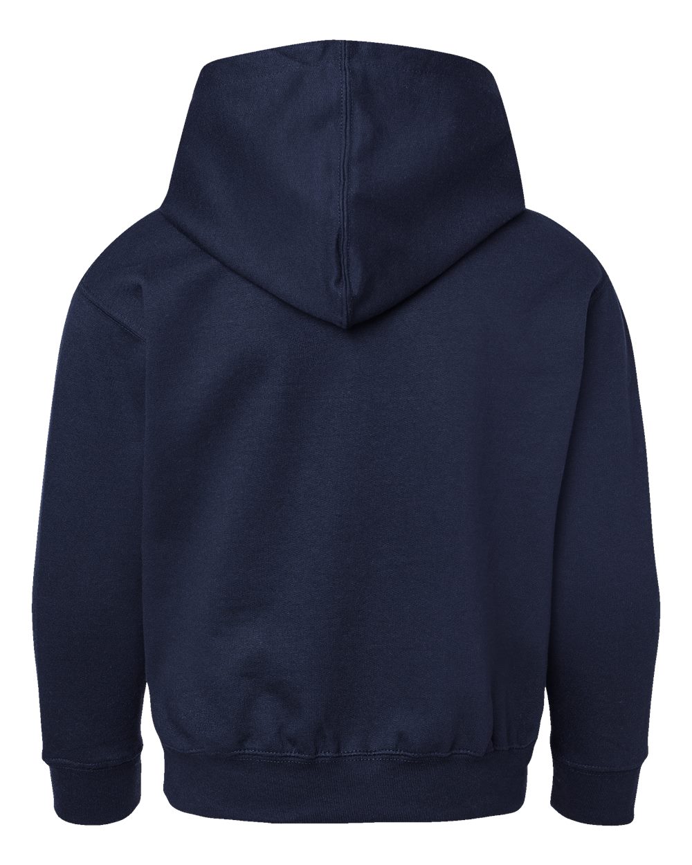 Youth Fleece Hoodie Sweatshirt - Back - B39038652 - Navy