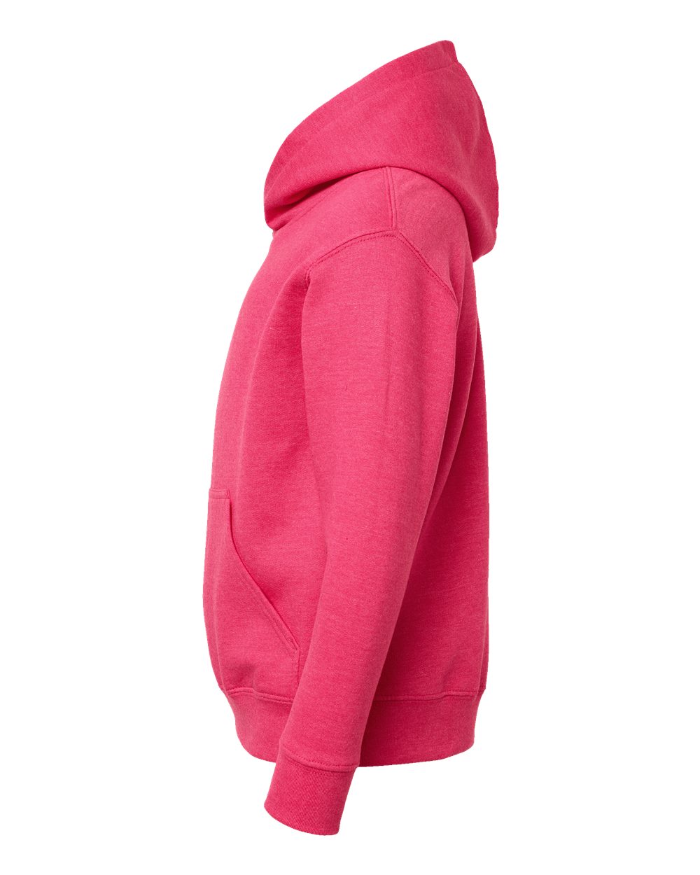 Youth Fleece Hoodie Sweatshirt - DirectSide - B39038312 - Vintage Hot Pink