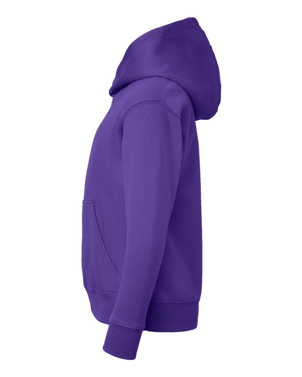 Youth Fleece Hoodie Sweatshirt - DirectSide - B39038672 - Purple