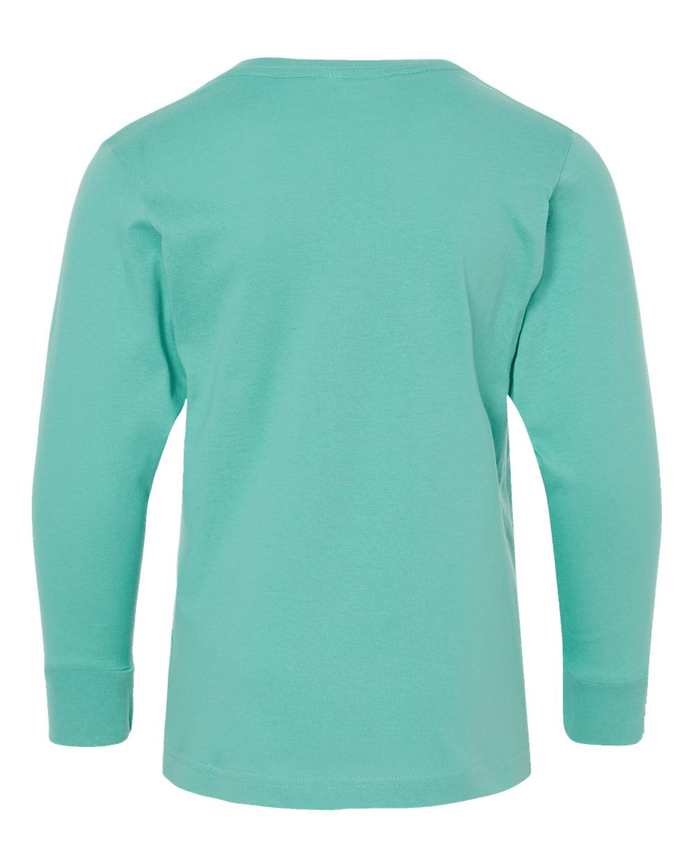 Youth Fine Jersey Long Sleeve Tee - Back - B31438172 - Saltwater