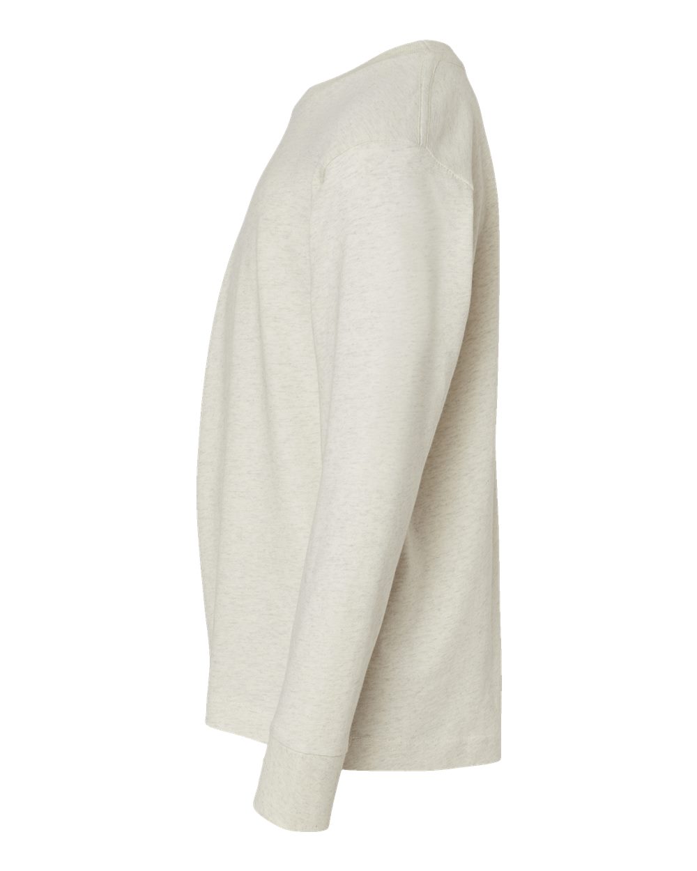 Youth Fine Jersey Long Sleeve Tee - DirectSide - B31438242 - Natural Heather