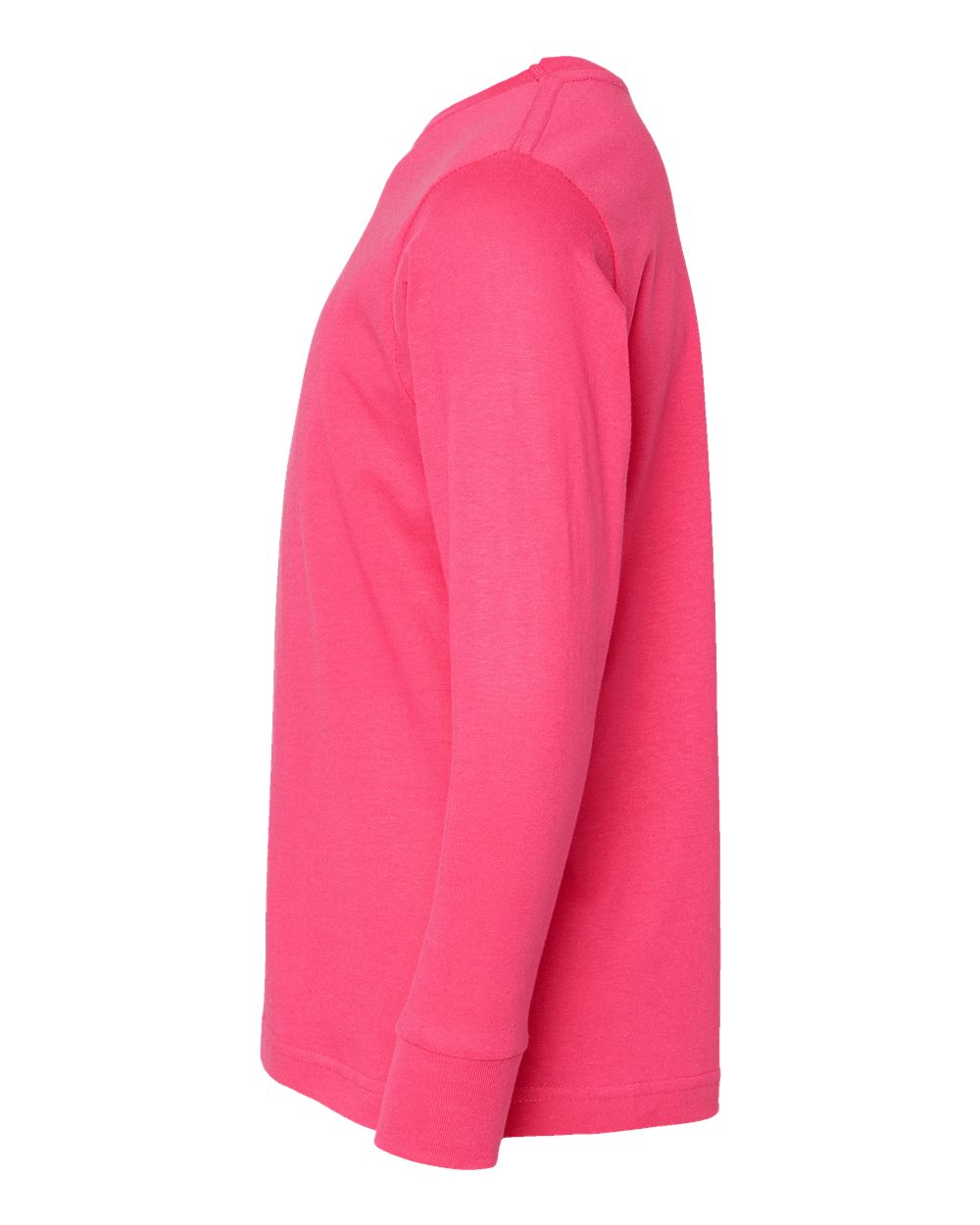 Youth Fine Jersey Long Sleeve Tee - DirectSide - B31438312 - Hot Pink