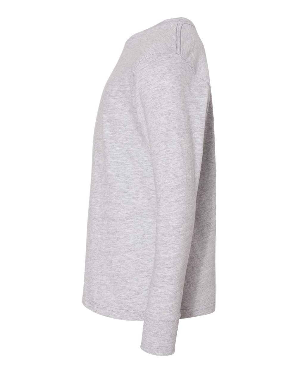 Youth Fine Jersey Long Sleeve Tee - DirectSide - B31438582 - Heather