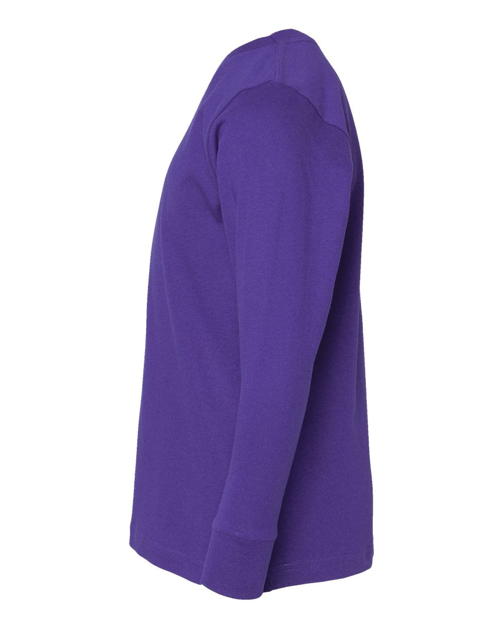 Youth Fine Jersey Long Sleeve Tee - DirectSide - B31438672 - Purple
