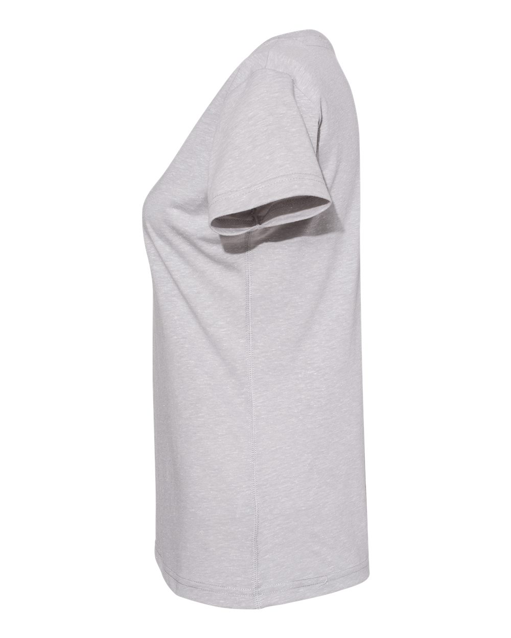 Women's Harborside Mélange V-Neck Tee - DirectSide - B01838093 - Grey Melange