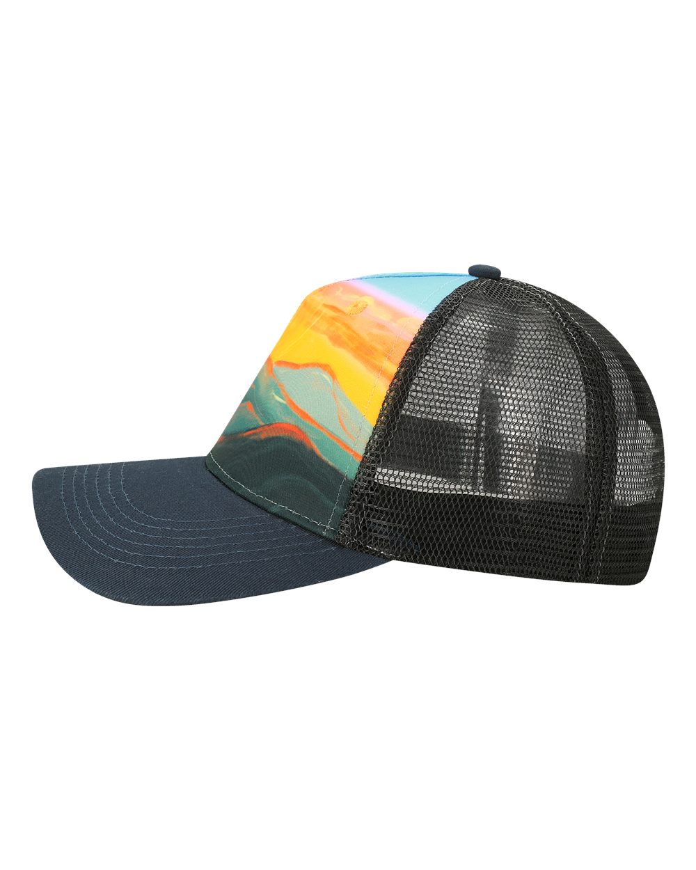 Trucker Cap - DirectSide - B35895170 - Sunset Hills/ Teal
