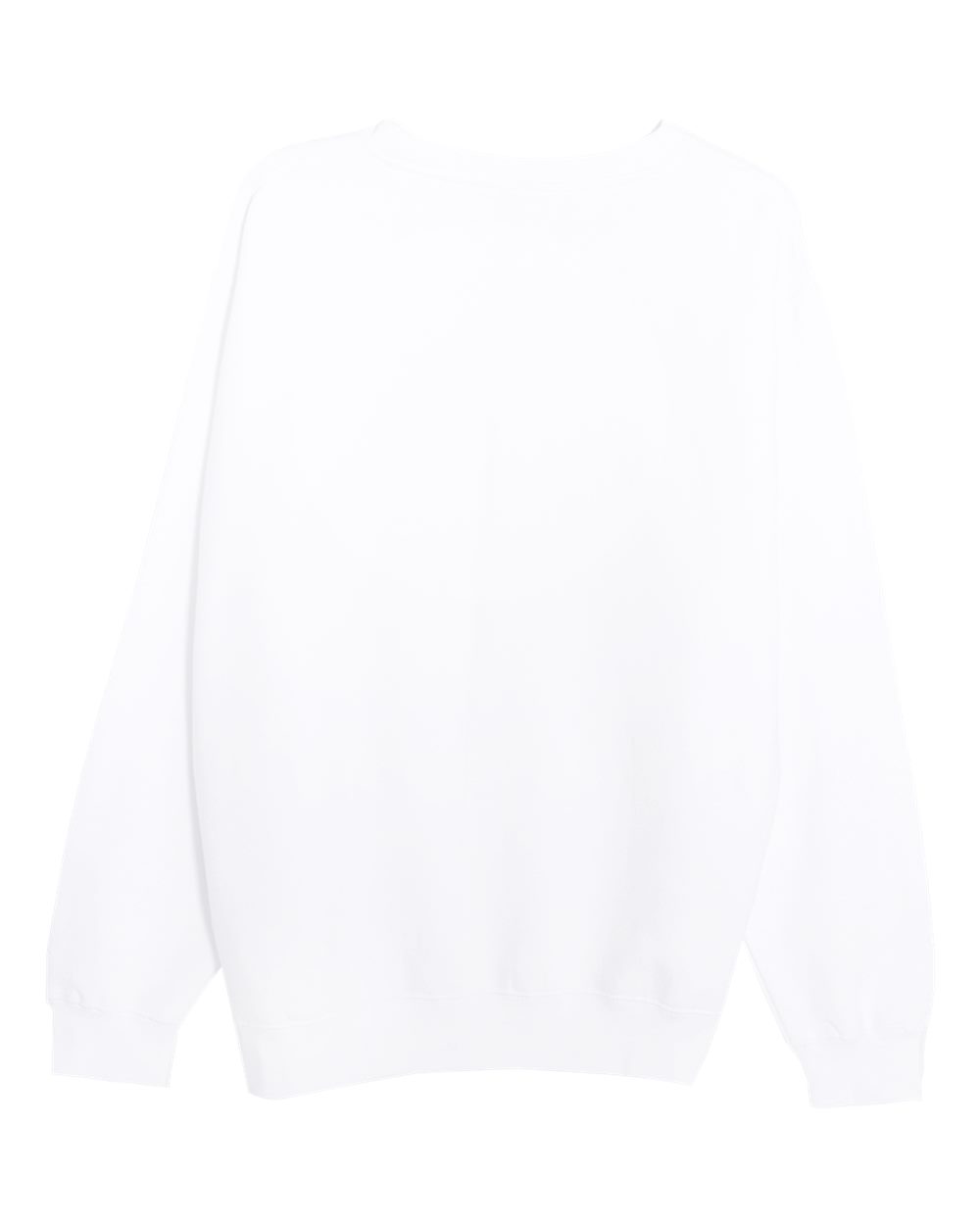 Unisex Premium Crewneck Sweatshirt - Back - B489C9002 - White