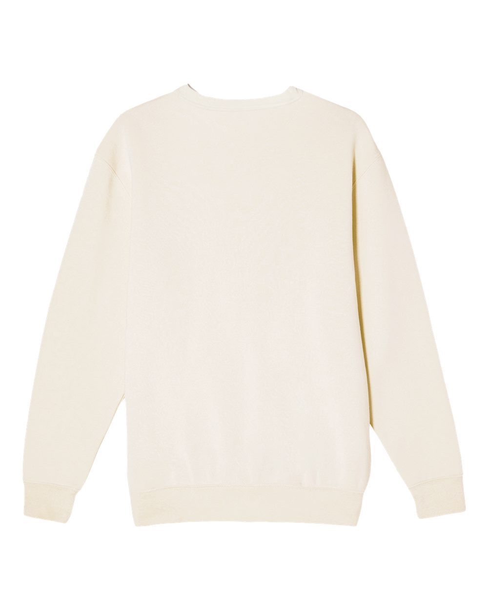 Unisex Premium Crewneck Sweatshirt - Back - B489C9102 - Sand