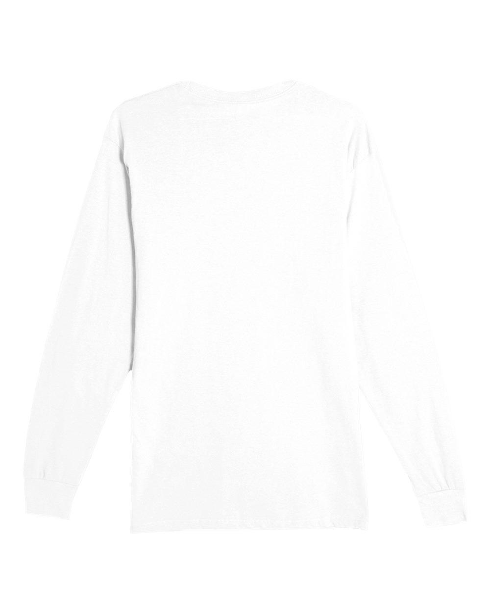 Heavyweight Long Sleeve T-Shirt - Back - B493C9002 - White