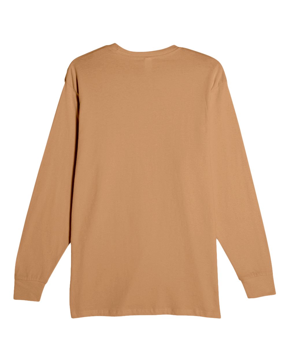Heavyweight Long Sleeve T-Shirt - Back - B493C9052 - Toasted Coconut