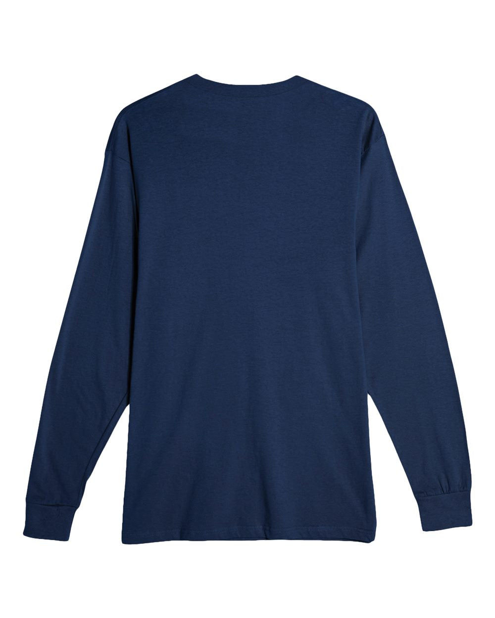 Heavyweight Long Sleeve T-Shirt - Back - B493C9652 - Navy