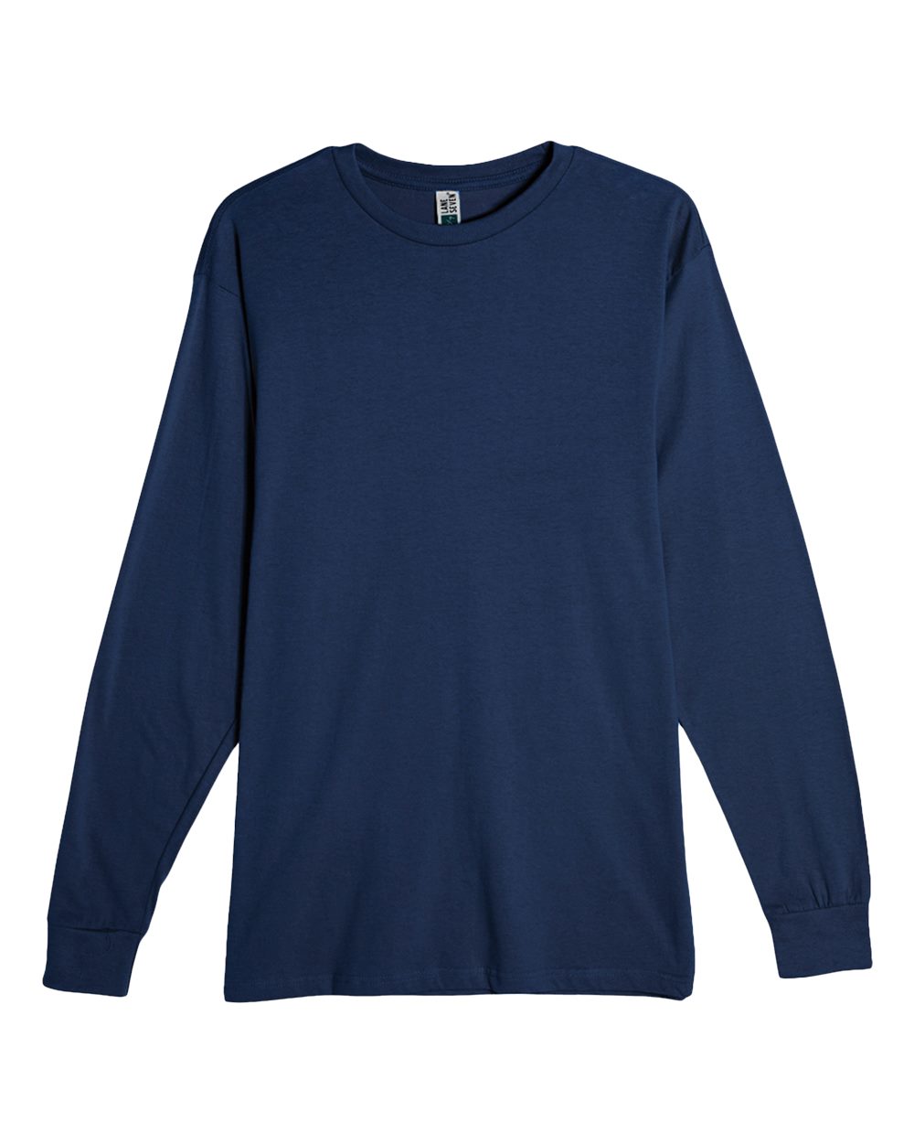 Heavyweight Long Sleeve T-Shirt - Front - B493C9652 - Navy