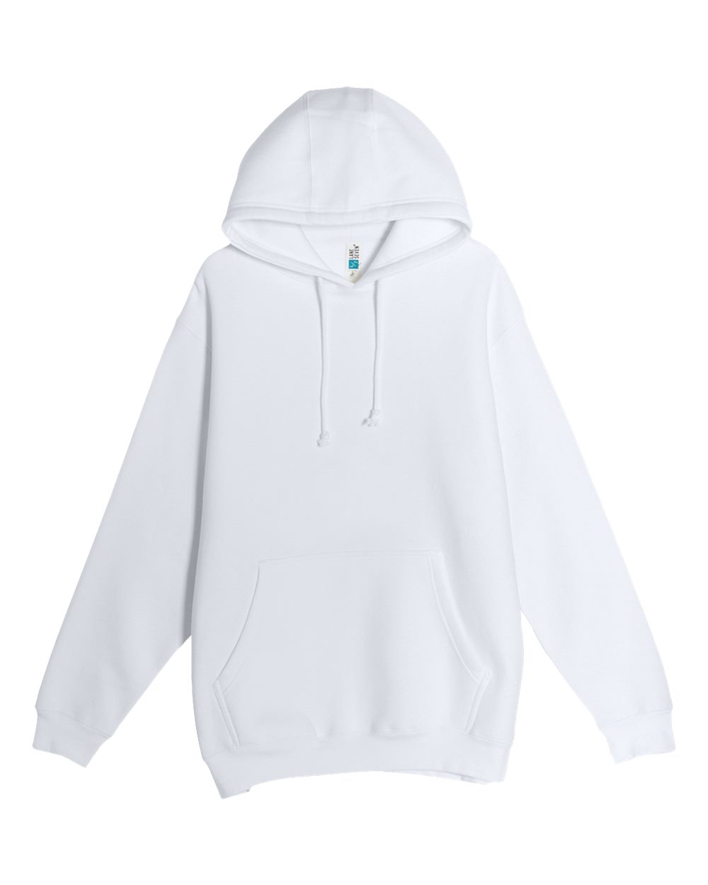 Unisex Heavyweight Pullover Hooded Sweatshirt - Front - B500C9002 - White