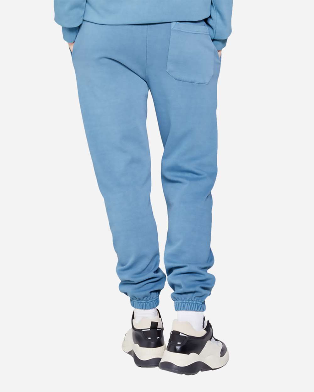 Unisex Urban Joggers - OnModelBack - B498C9252 - Pebble Blue