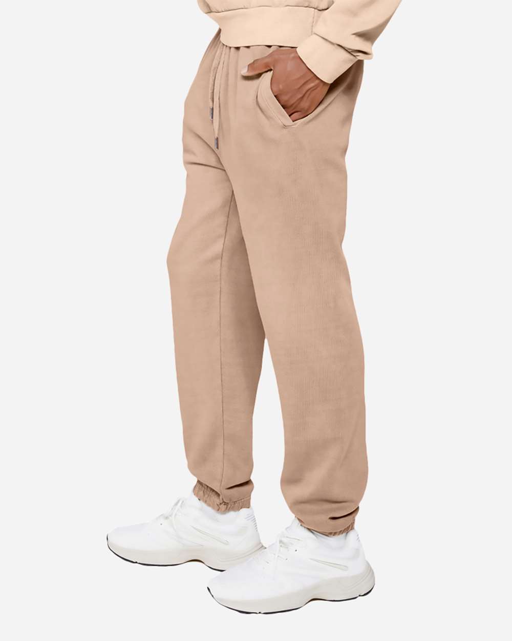 Unisex Urban Joggers - OnModelSide - B498C9602 - Burro