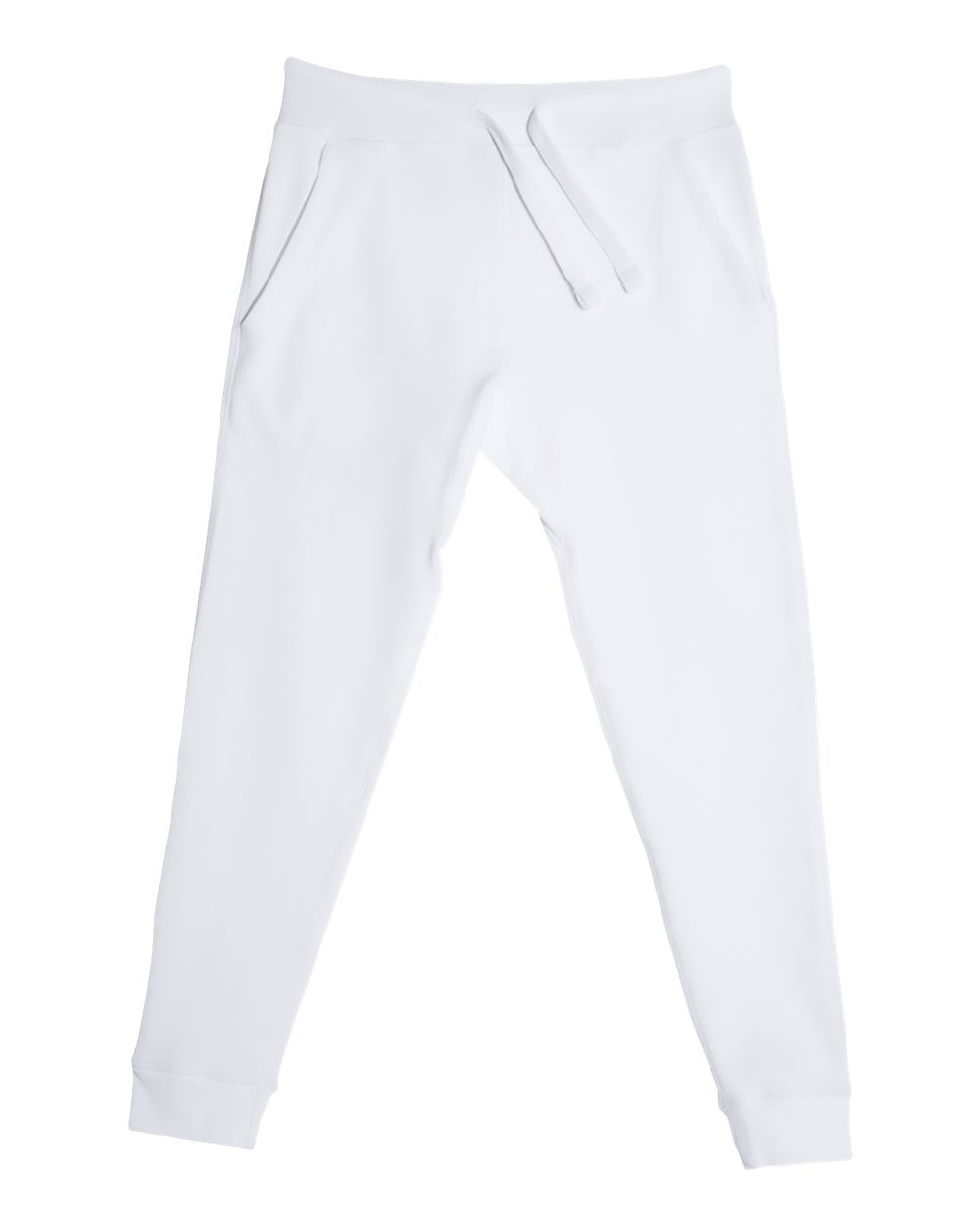 Unisex Premium Jogger Pants - Front - B503C9002 - White