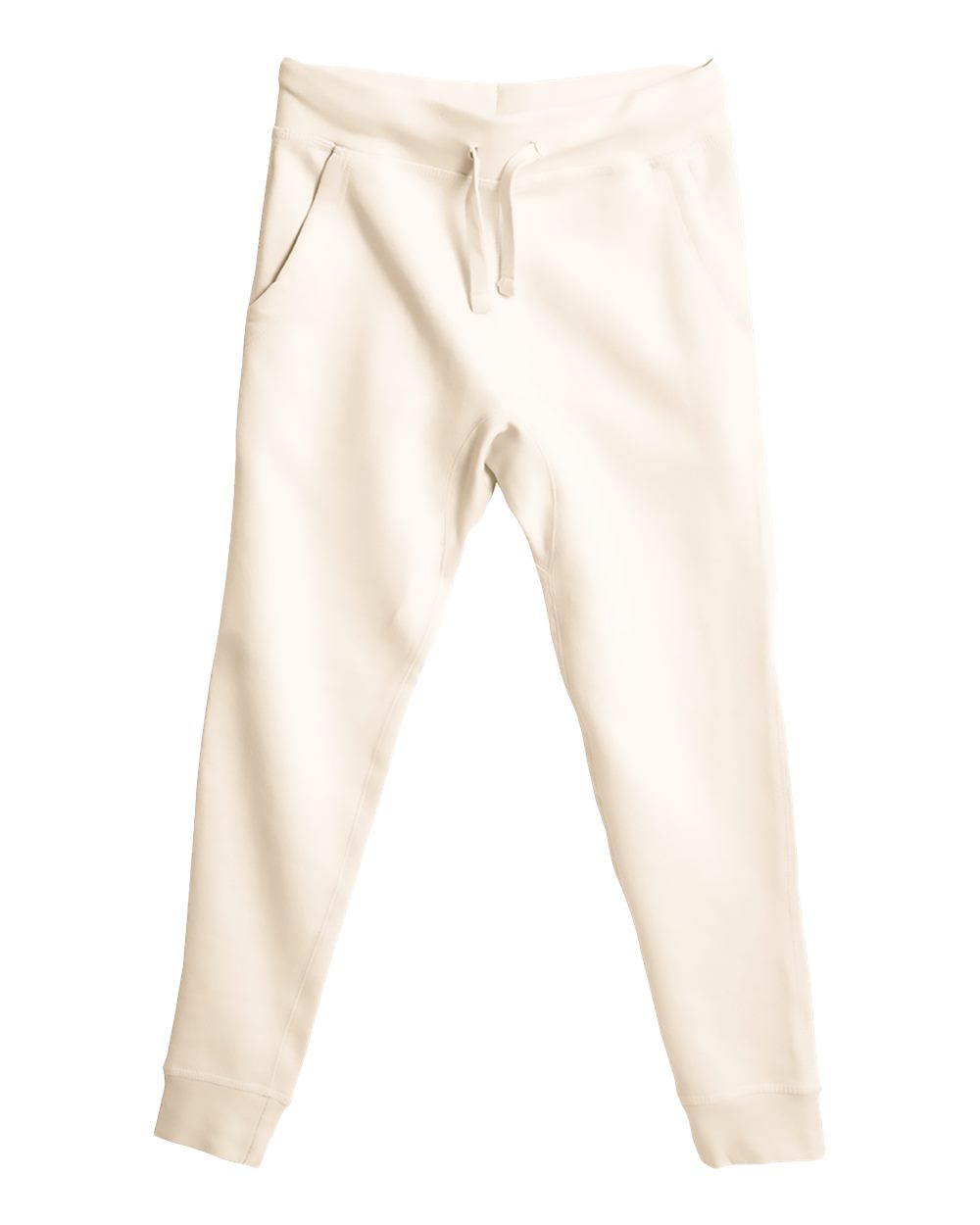 Unisex Premium Jogger Pants - Front - B503C9243 - Sand