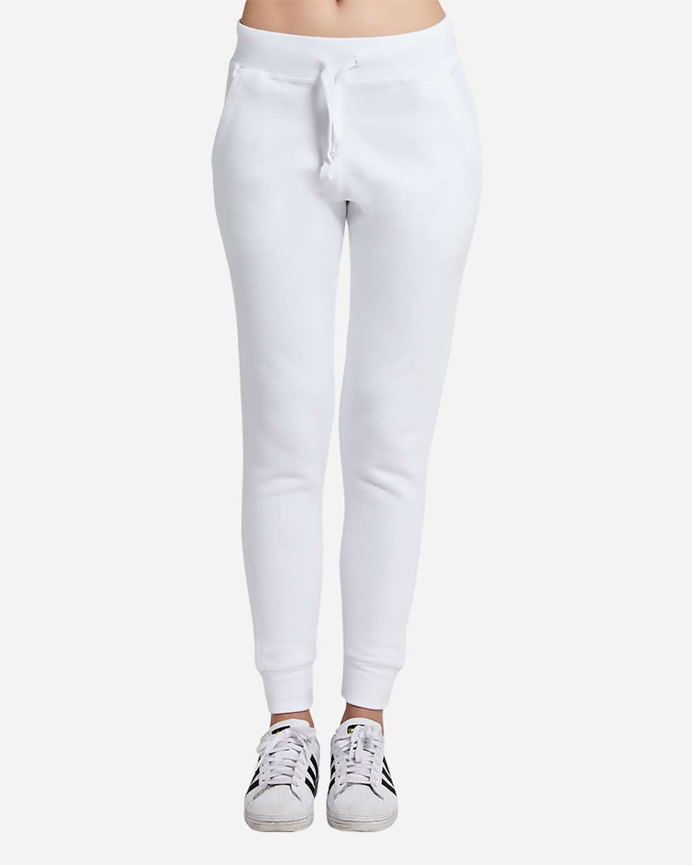 Unisex Premium Jogger Pants - OnModelFront - B503C9002 - White