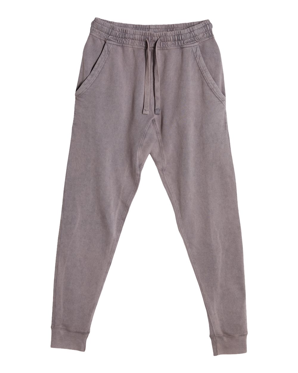 Unisex Vintage Joggers - Front - B504C9092 - Vintage Zinc