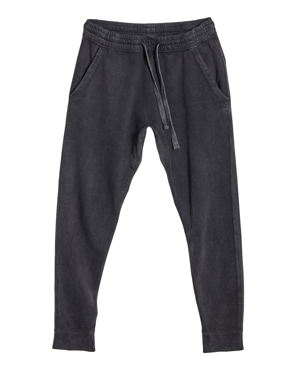 Unisex Vintage Joggers - Front - B504C9102 - Vintage Black