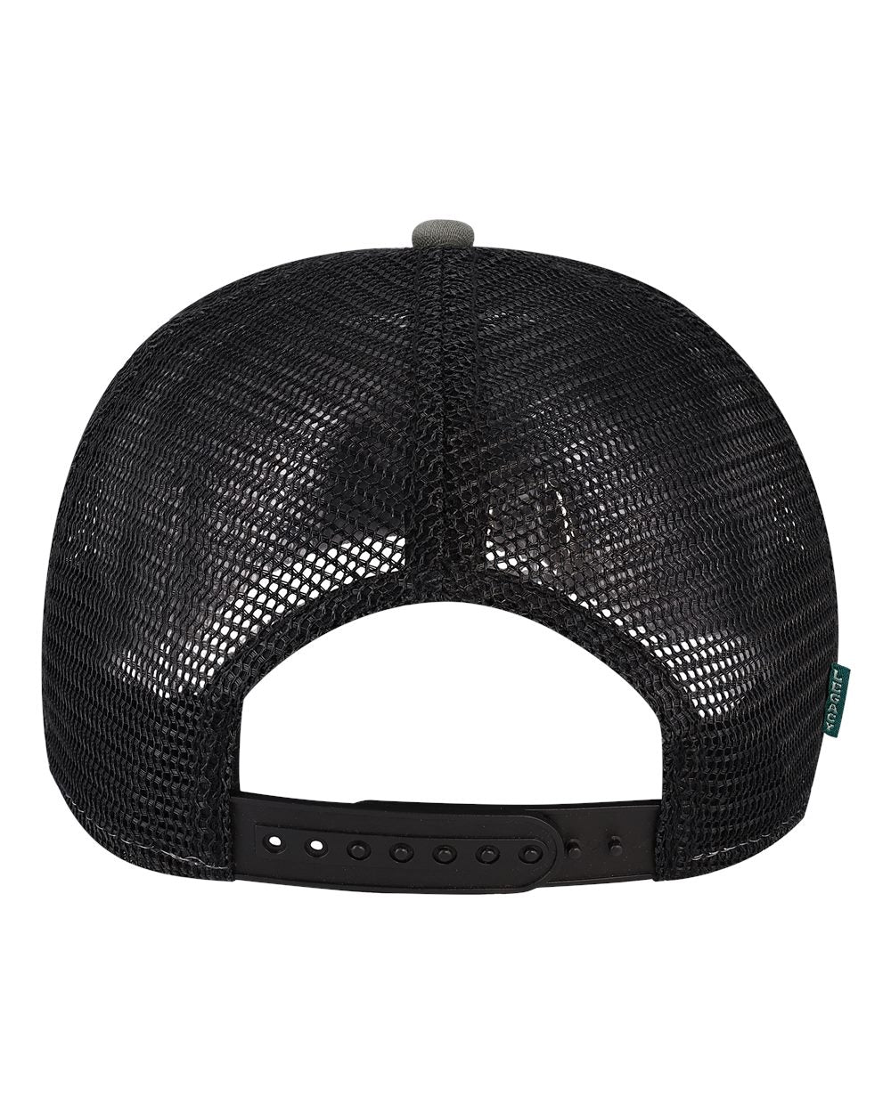 Five-Panel Trucker Cap - Back - B93795590 - Charcoal Slub/ Black