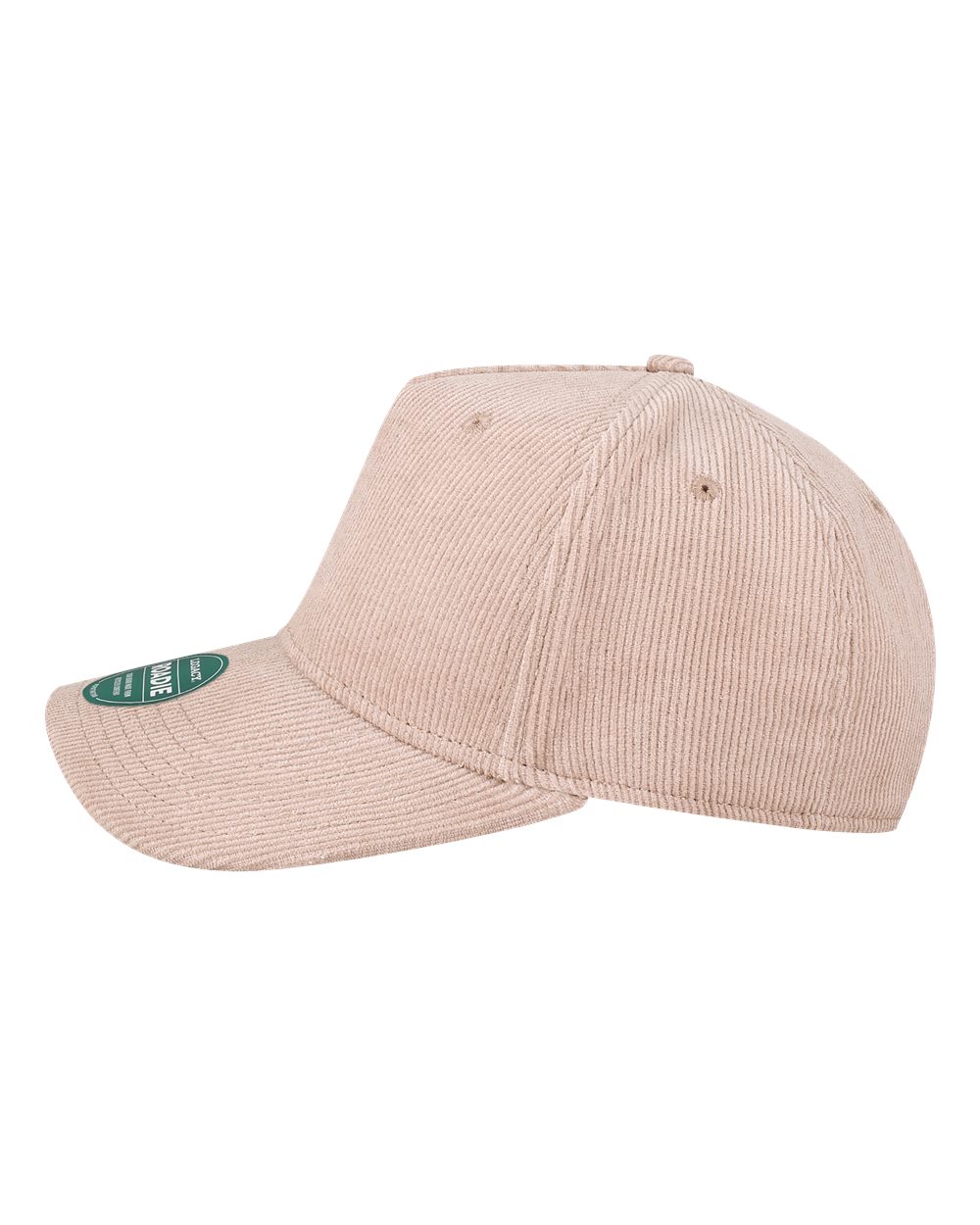Five-Panel Trucker Cap - DirectSide - B93795300 - Dusty Rose Corduroy