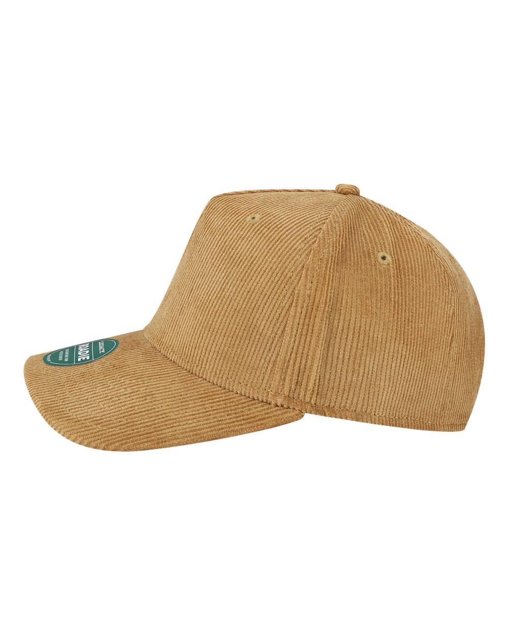 Five-Panel Trucker Cap - DirectSide - B93795410 - Khaki Corduroy