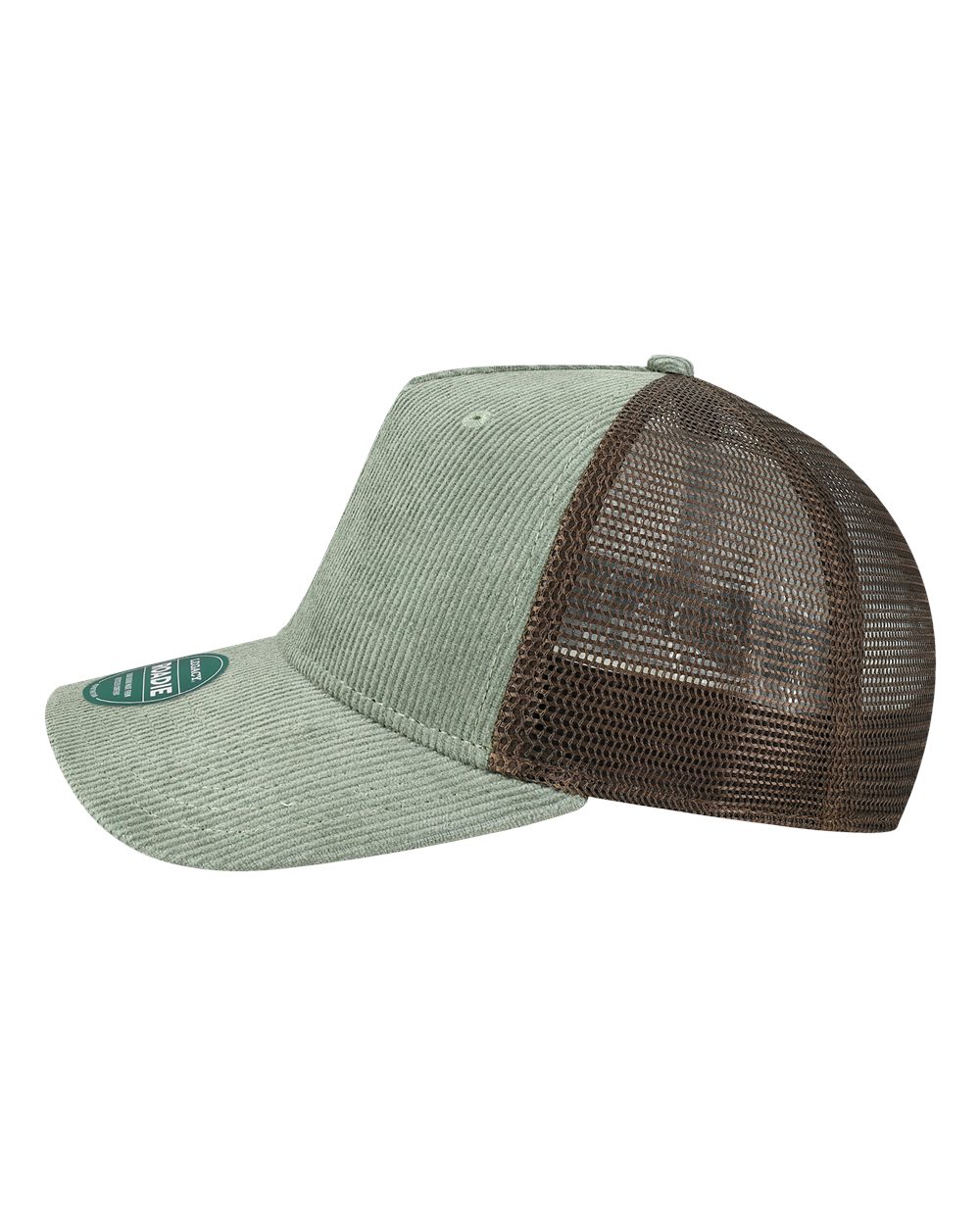 Five-Panel Trucker Cap - DirectSide - B93795430 - Sawgrass Corduroy/ Brown