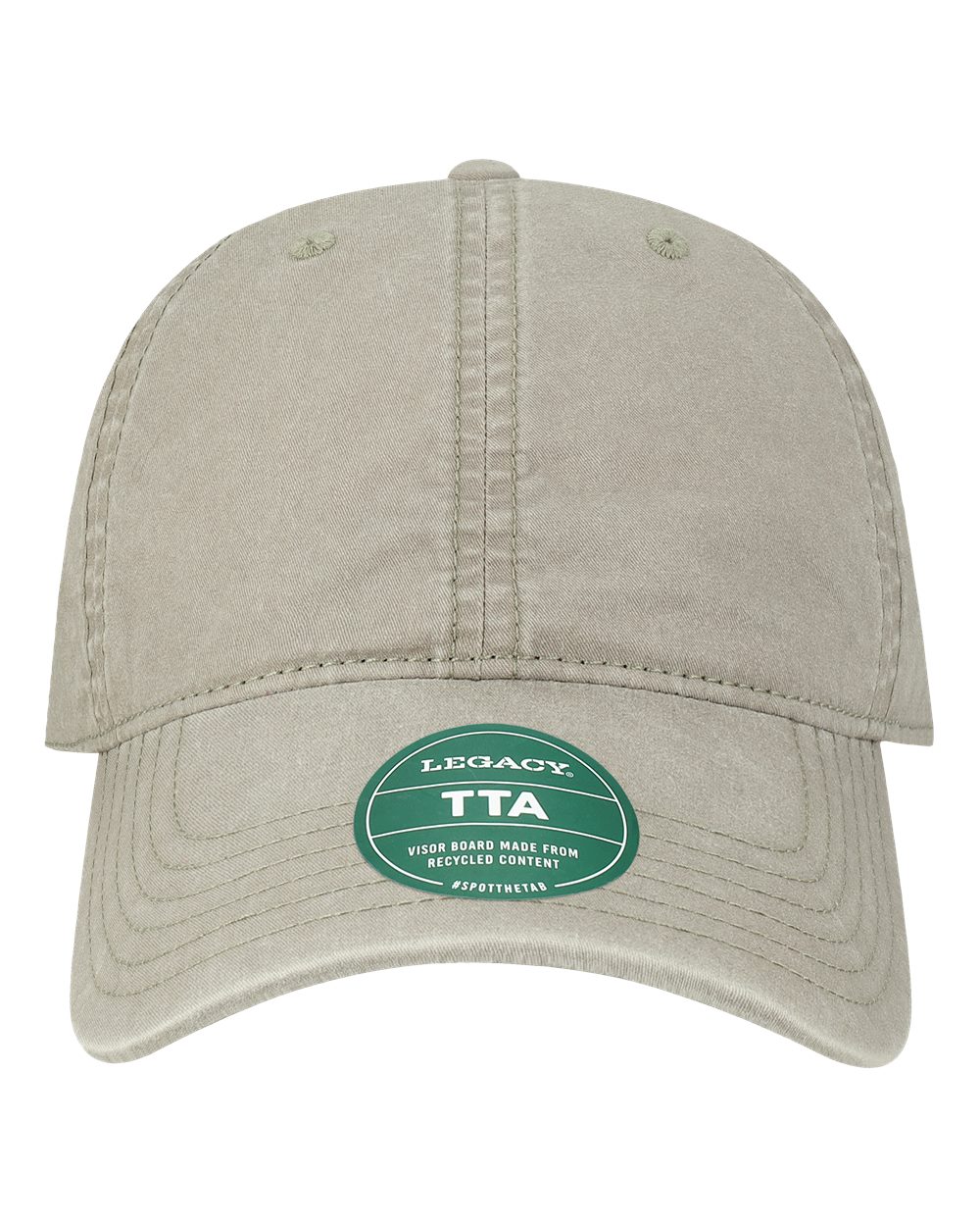 Terra Twill Cap - Front - B28595180 - Storm Grey