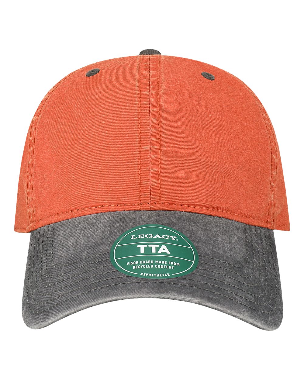 Terra Twill Cap - Front - B28595190 - Terracotta/ Cinder