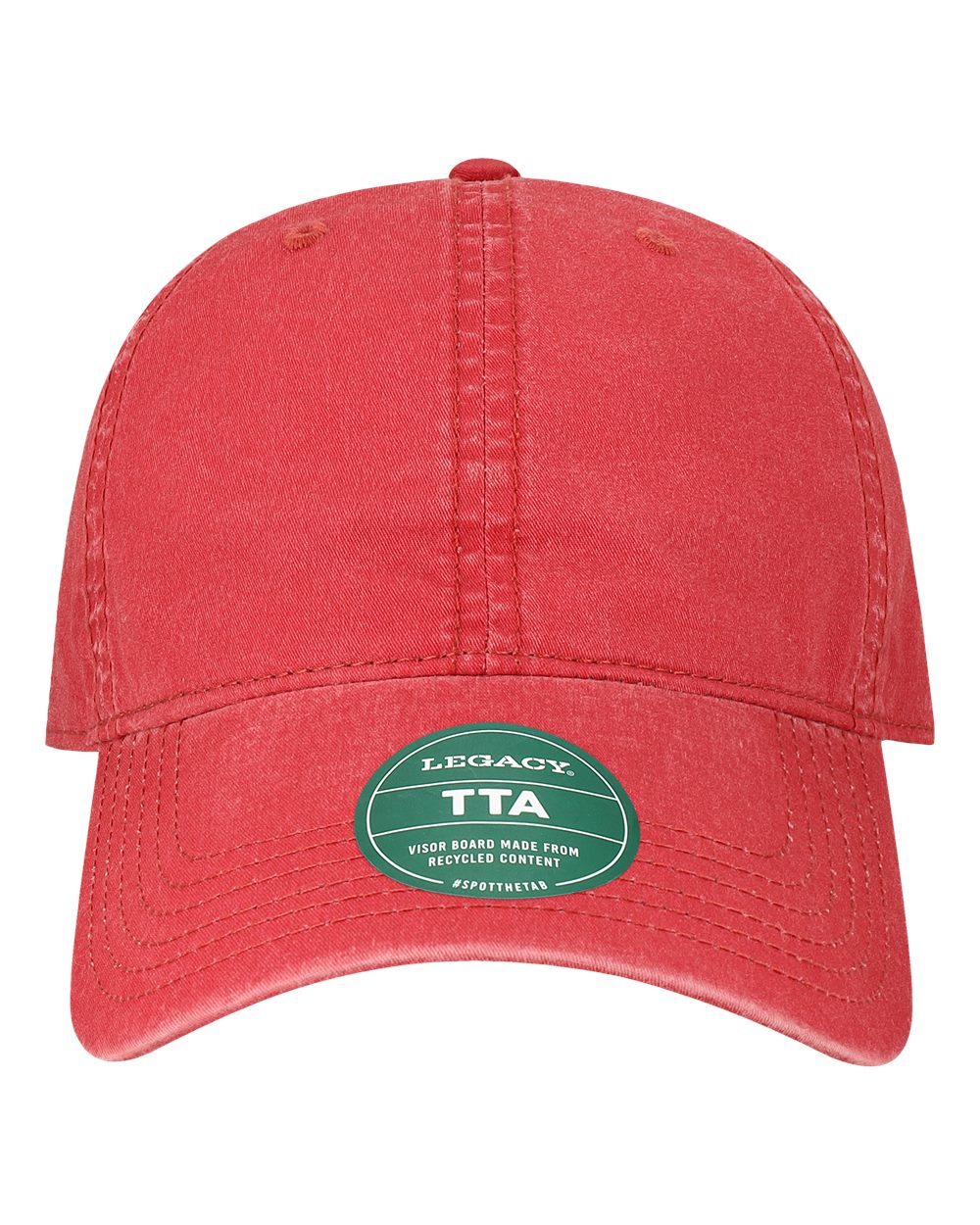 Terra Twill Cap - Front - B28595200 - Weathered Red
