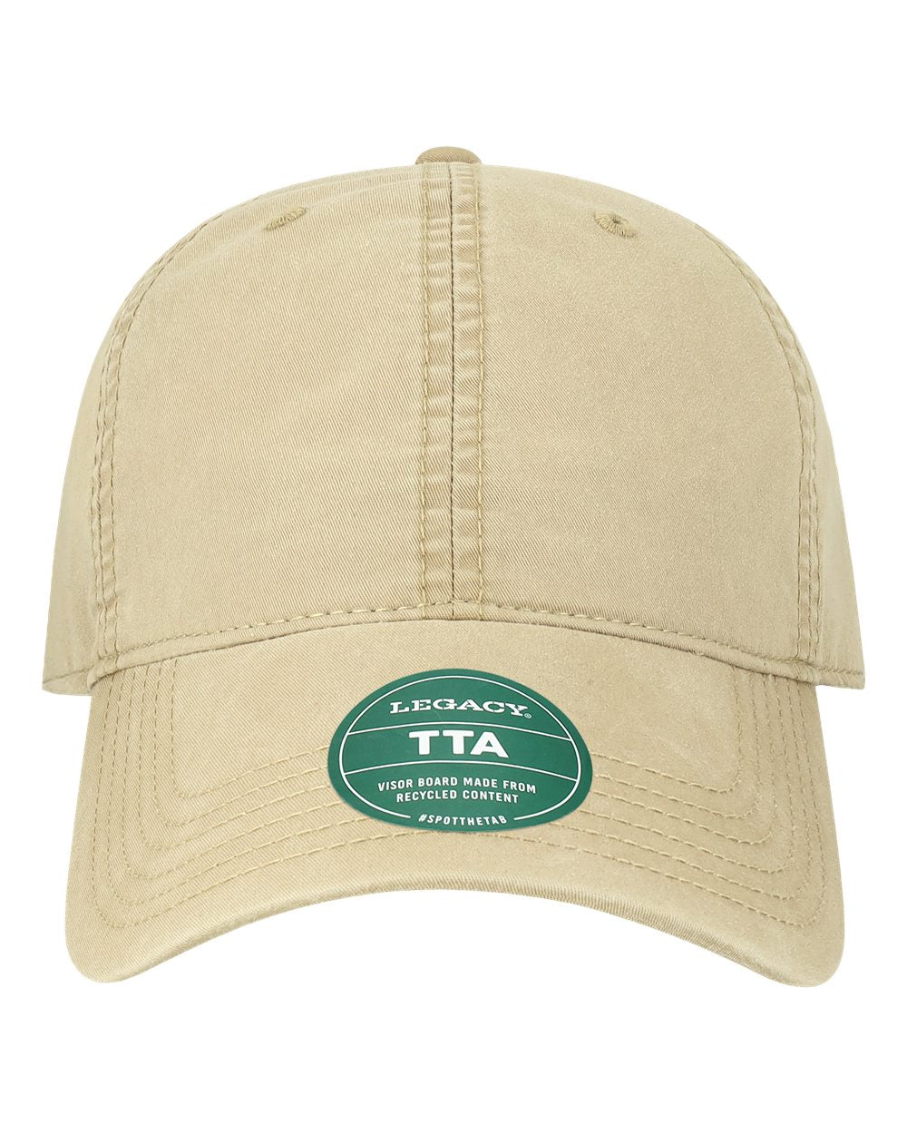 Terra Twill Cap - Front - B28595240 - Khaki