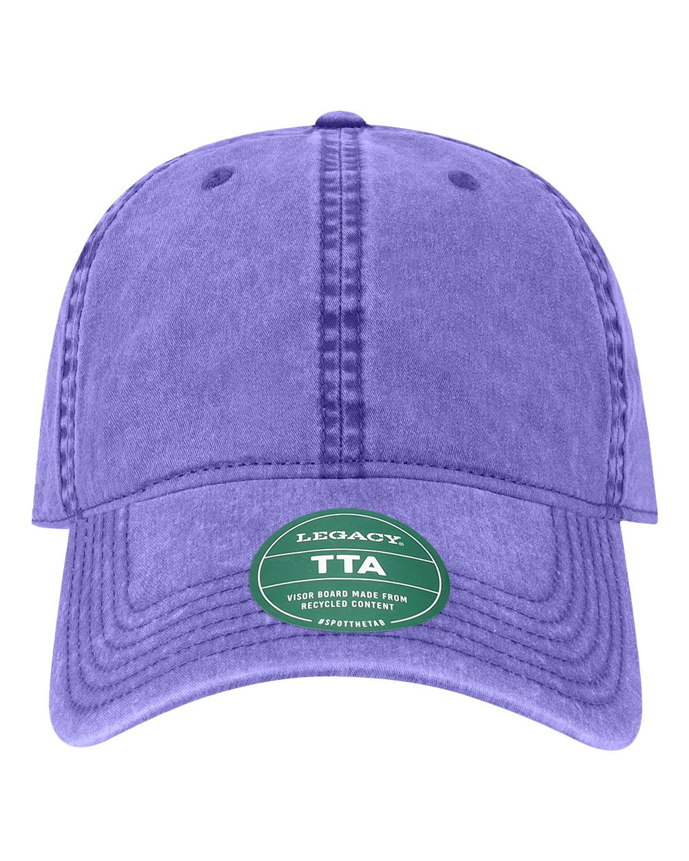 Terra Twill Cap - Front - B28595670 - Purple