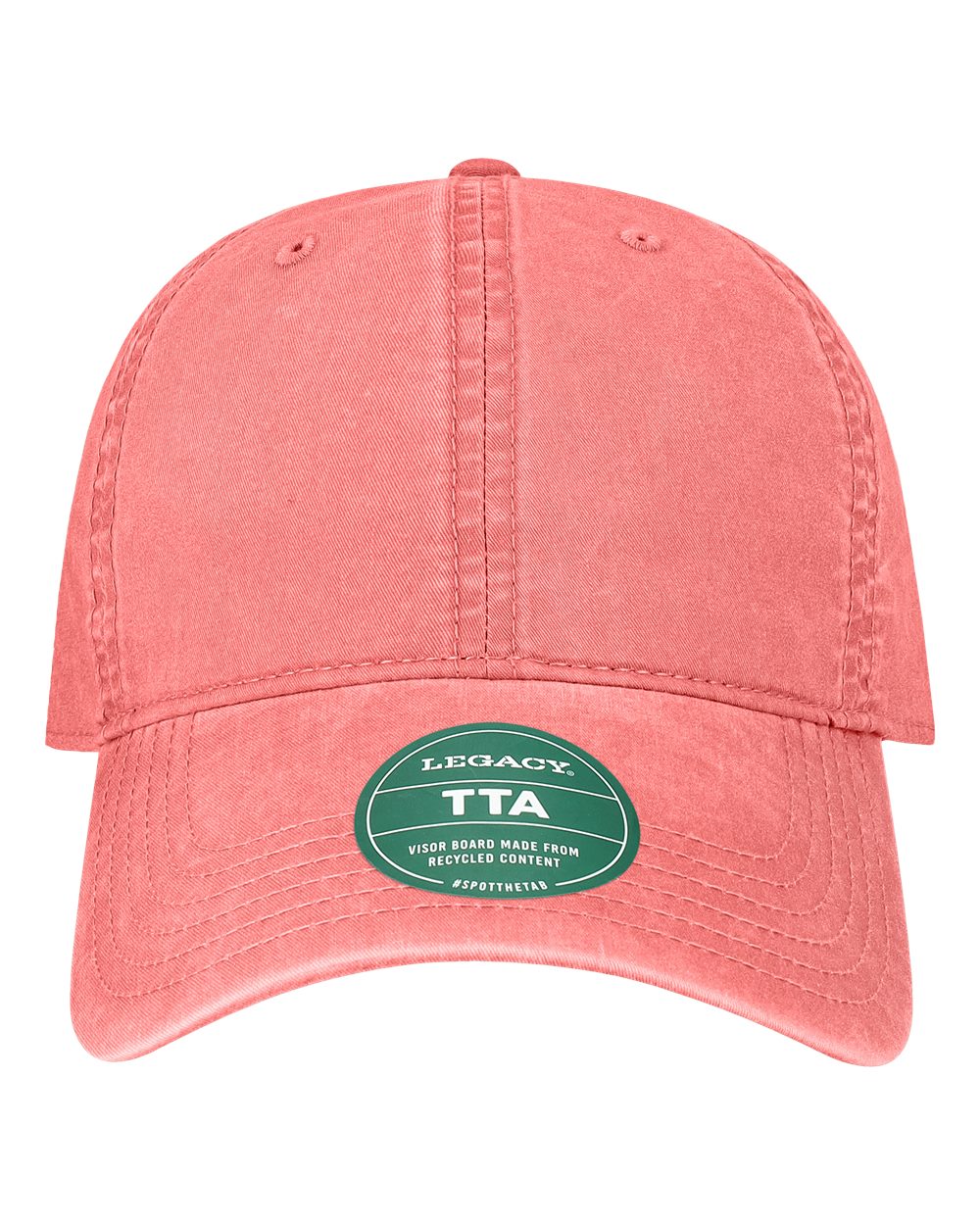 Terra Twill Cap - Front - B28595700 - Nantucket Red