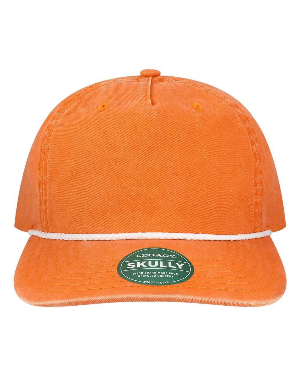 Skully Cap - Front - B28795660 - Tangerine Orange