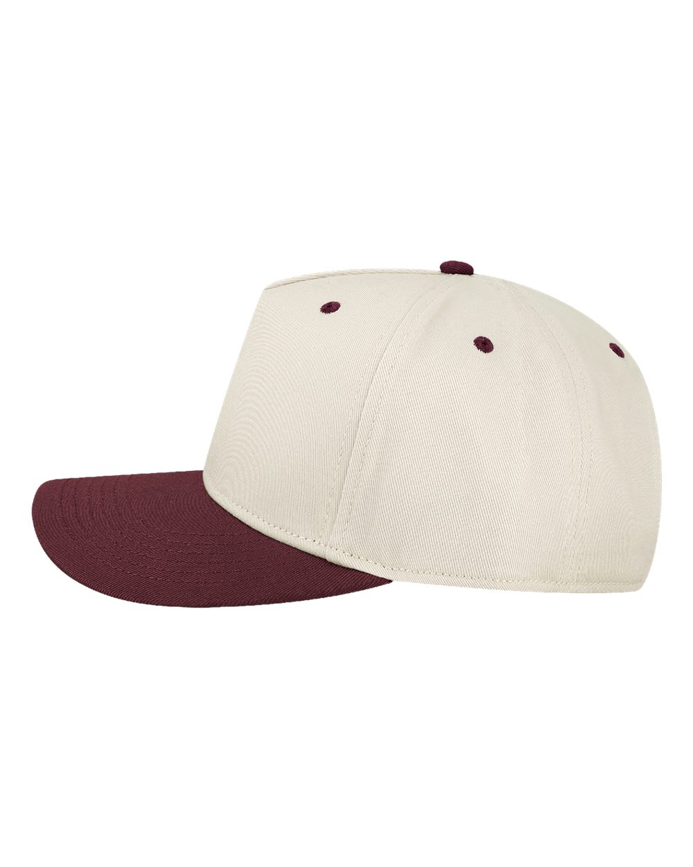 Heritage Twill Cap - DirectSide - B39195120 - Stone/ Maroon